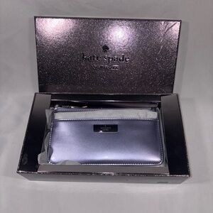 New Kate spade large slim card holder/wallet Candied flower